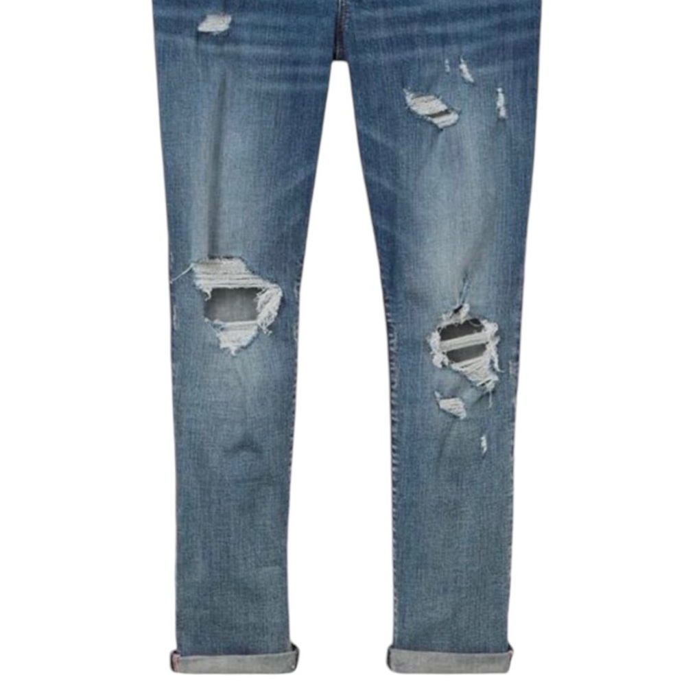 ๐ TORRID Boyfriend Straight - Distressed Jeans - PLUS Sz 26T - NWT - Picture 6 of 12